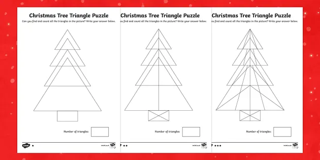 Tree Triangles Activity Teacher Made