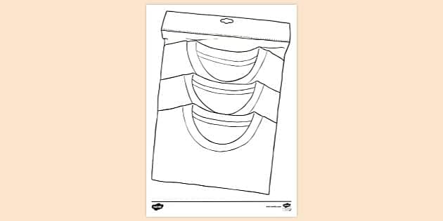 FREE! - Pack of T-Shirts Colouring Sheet | Colouring Sheets
