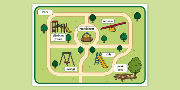 Small World Park Map | Twinkl (Teacher-Made) - Twinkl