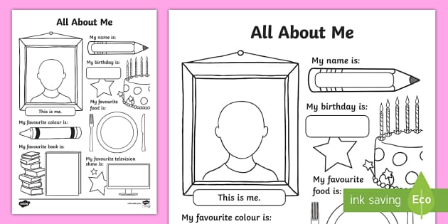 all about me worksheet activity sheet all about me worksheet