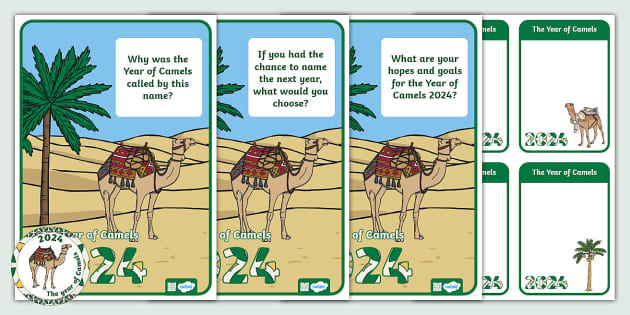 Year Of The Camel 2024 Display Poster And Activity Cards   T 1703747336 Year Of The Camel 2024 Display Poster And Activity Cards Ver 2 