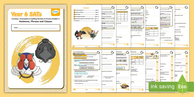 Top SPaG Revision Booklets For SATs - Twinkl