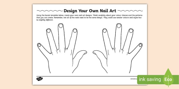 Nails Outline Drawing Images, Pictures