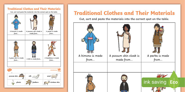 Print Map Quiz: VOCABULARY 9: OUR CLOTHES (clothes - english - wear)