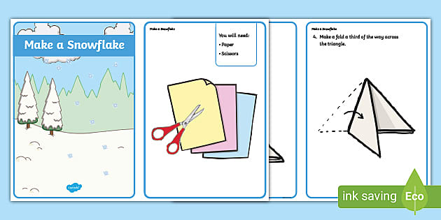 Paper Snowflake Tutorial/ DIY Paper Cutting Art/ DIY/ Paper Crafts For  School / Kids Craft Ideas 