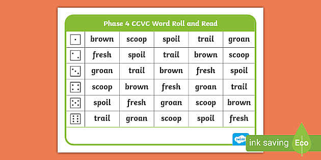 Phase Ccvc Roll And Read Mat Twinkl Teacher Made