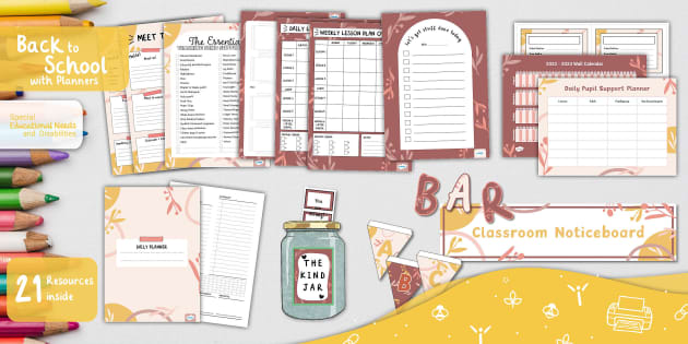 Back to School Bumper Pack for SEND Educators | Muted Floral