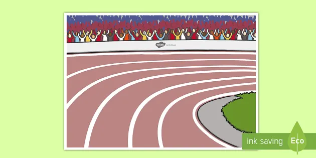 The Olympics Self-Registration Backgrounds (Running Track)