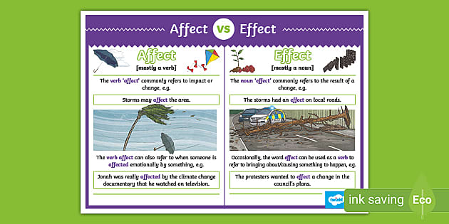 Affect vs Effect: como e quando usar