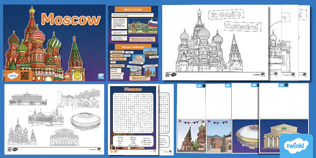 Moscow Resource Pack | Пакет ресурсов о Москве на английском языке