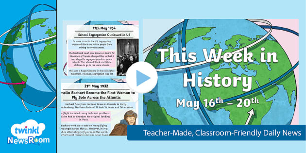 This Week In History May 16th - 20th (teacher Made) - Twinkl