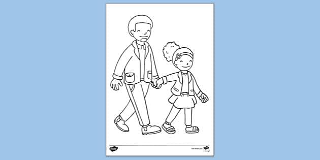 Printable Father's Day Colouring | Colouring Sheets - Twinkl