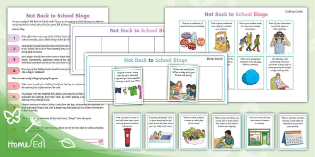 Back to School Bingo  Primary Educational Resource - Twinkl