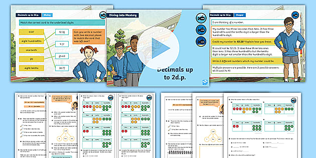 👉 Year 5 DiM: Step 1 Decimals Up To 2 Decimal Places Pack