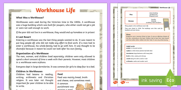 victorian-workhouse-rules-ks2-differentiated-fact-file