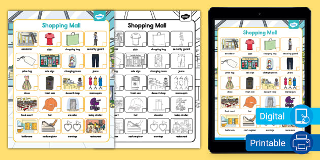 shopping-mall-scavenger-hunt-teacher-made-twinkl for Free Printable Mall Scavenger Hunt List Shopping Mall Scavenger Hunt (teacher made) - Twinkl for Free Printable Mall Scavenger Hunt List