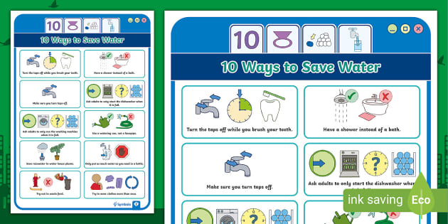 twinkl-symbols-10-ways-to-save-water-teacher-made