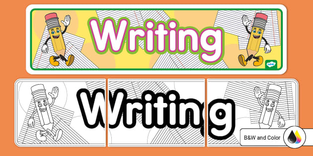 Writing Banner (Teacher-Made) - Twinkl