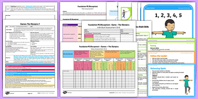 EYFS PE Games - The Olympics Lesson Pack 7: Mini Olympics