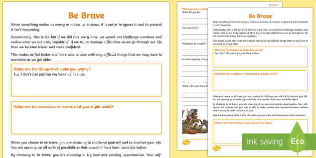 Events That Show His or Her Bravery. Support Your Answer With Close, PDF