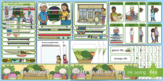 The Market Aistear Display Pack Gaeilge