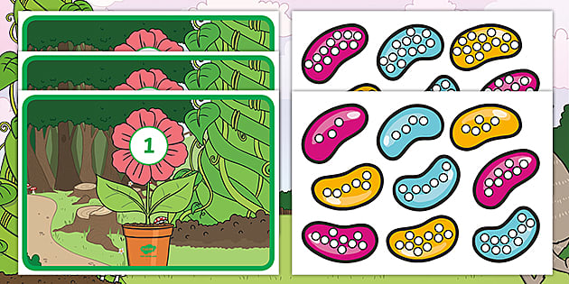 Magic Beans Counting Game for Kindergarten (Teacher-Made)