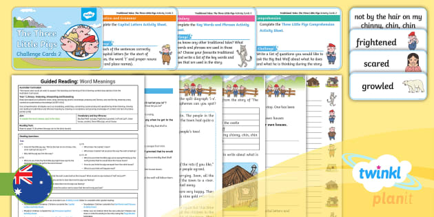 Year 1 The Three Little Pigs Guided Reading Session 2