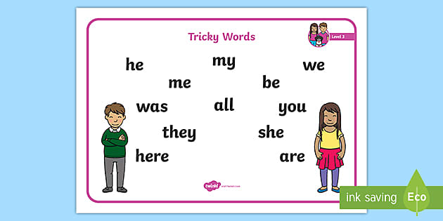 Level 3 Tricky Word Mat Teacher Made Twinkl