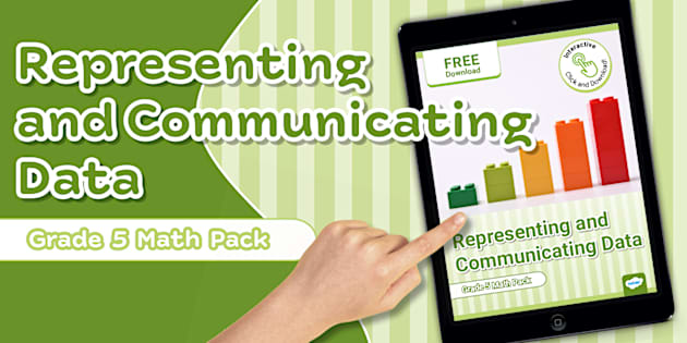 Representing and Communicating Data Grade 5 Math Pack
