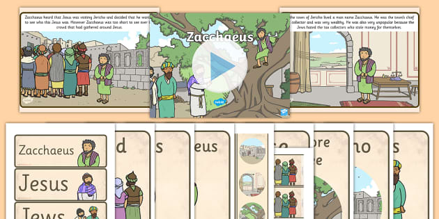 CfE Early Level The Story of Zacchaeus Resource Pack
