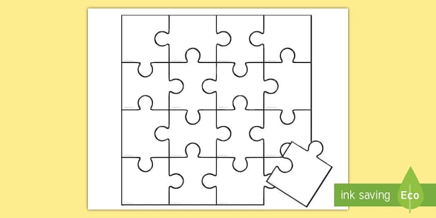Create-Your-Own Blank Puzzle Template | Art & Craft Activity