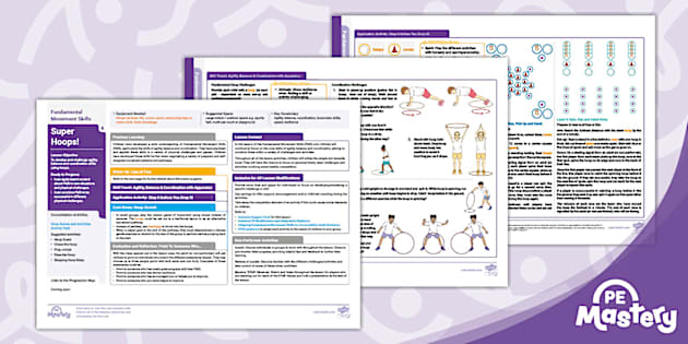 Y3 Fundamental Movement Lesson 4: Super Hoops! - Twinkl