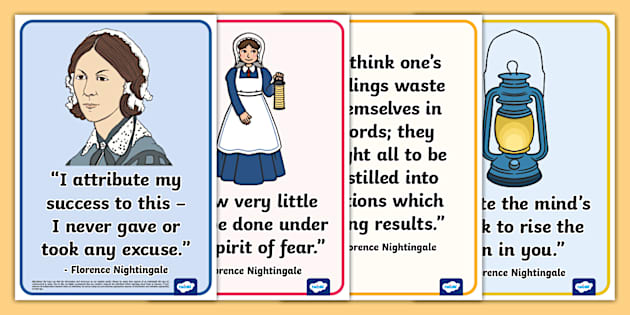 Sayings from Florence Nightingale Display Poster Pack