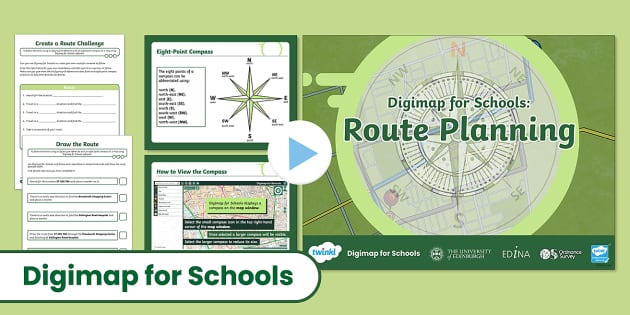 KS2 Digital Mapping using Digimap for Schools:Route Planning