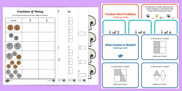 Finding Fractions Of An Amount Ks1 Primary Resources