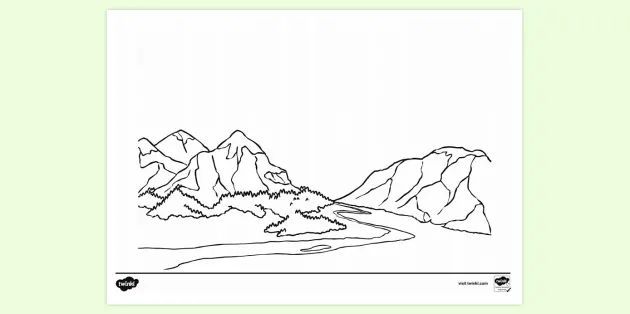 river coloring pages