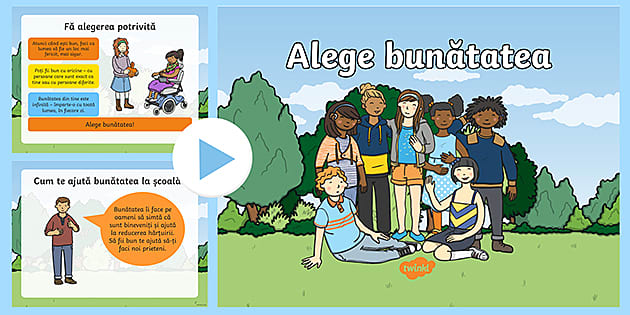 Alege bunătatea - Prezentare PowerPoint
