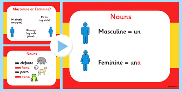 Spanish Genders Powerpoint 1572