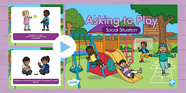 Asking to Play Activity | Social Situation Presentation