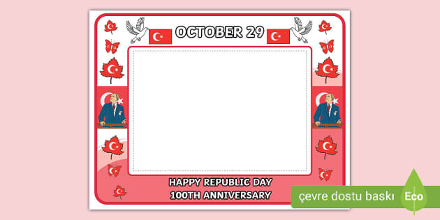 Happy Republic Day Photo Frame (teacher made) - Twinkl