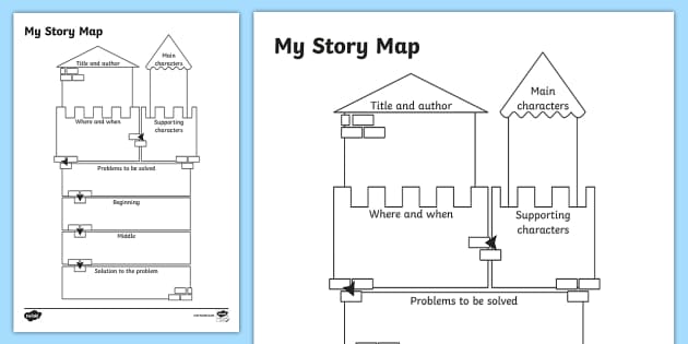 FREE! - Traditional Tale Story Map Worksheet (teacher made)