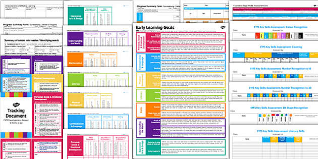 EYFS Reception Tracking and Assessment Pack - eyfs, tracking