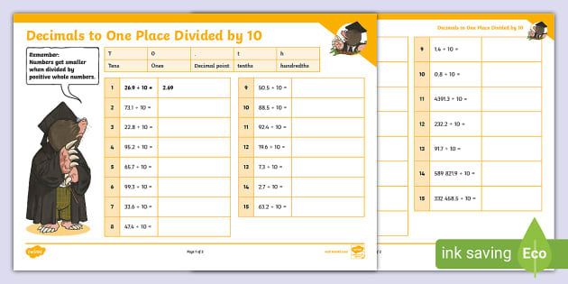 decimals-to-one-place-divided-by-10-teacher-made-twinkl