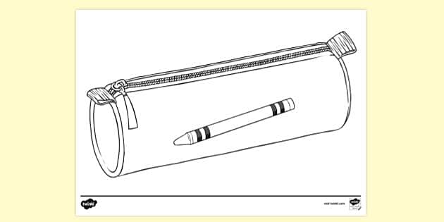 Pencil Coloring Pages 
