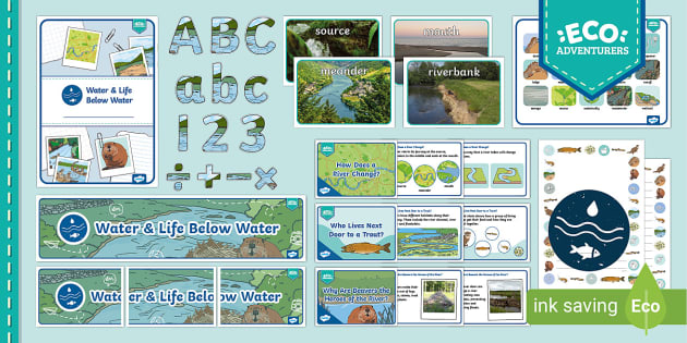 Year 2 Water & Life Below Water: Display Pack (Teacher-Made)