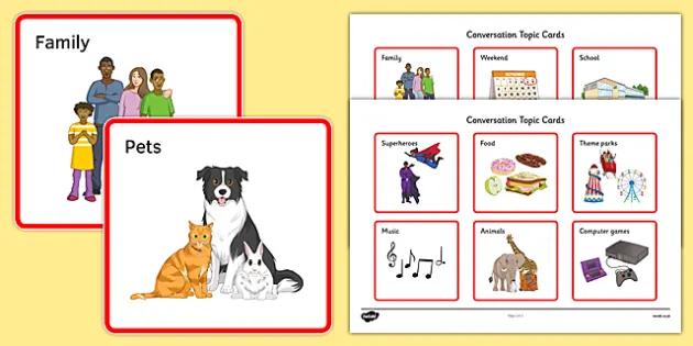 Conversation Topic Cards (Teacher-Made) Twinkl, 47% OFF