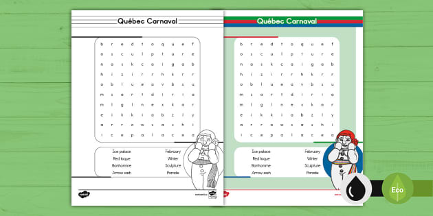 Carnival Word Search for Kids