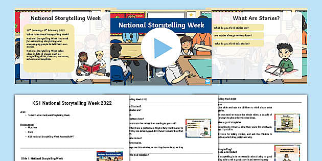 KS1 National Storytelling Week Assembly Pack (teacher made)