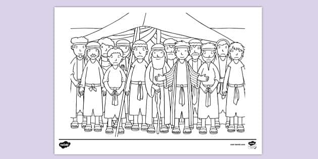 jacob from the bible coloring pages