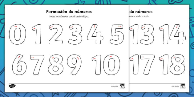 Ficha De Actividad Formaci N De N Meros Educaci N Infantil